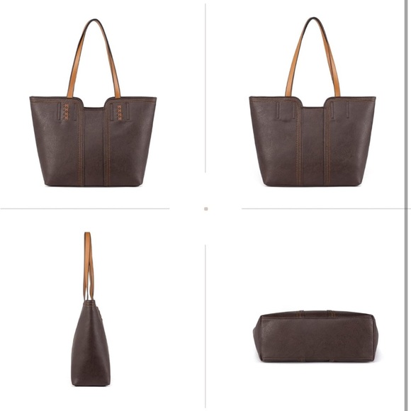 Montana West Brown tote bag - Picture 4 of 5